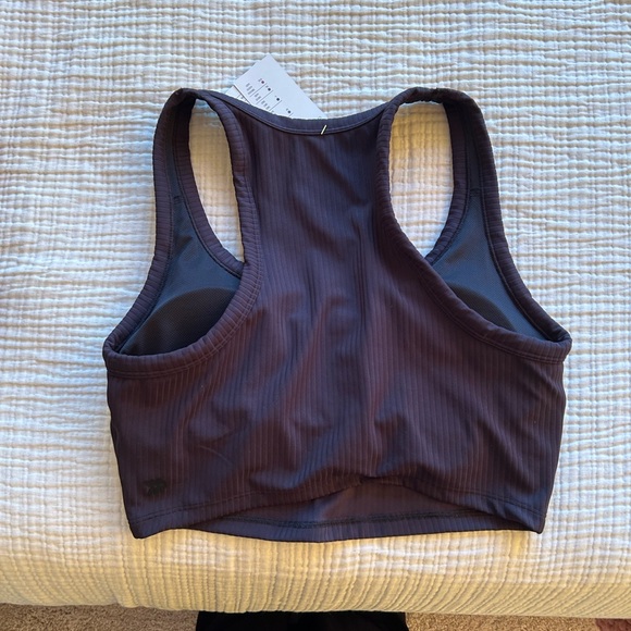 Target black racer back crop top - Picture 2 of 3